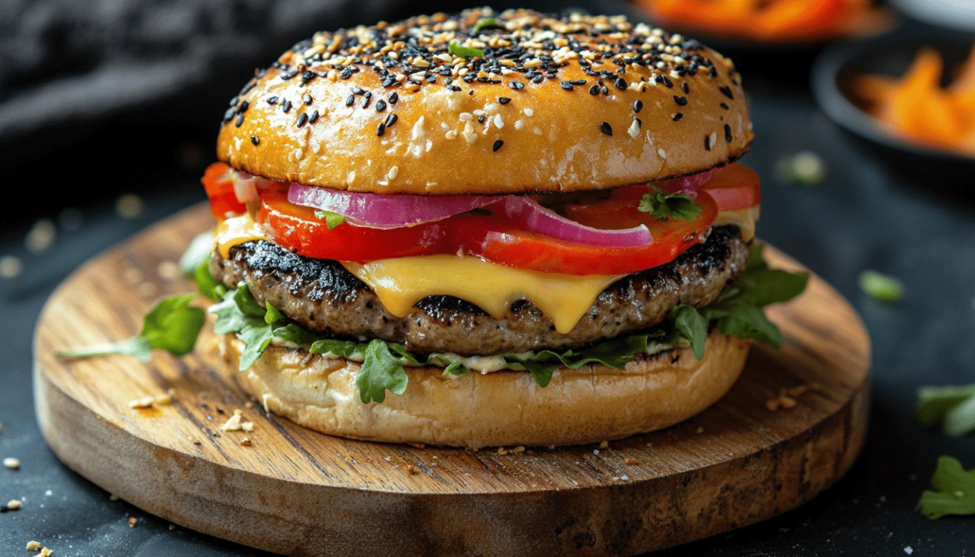 Les secrets des burgers pressés cuisinés avec des produits de saison